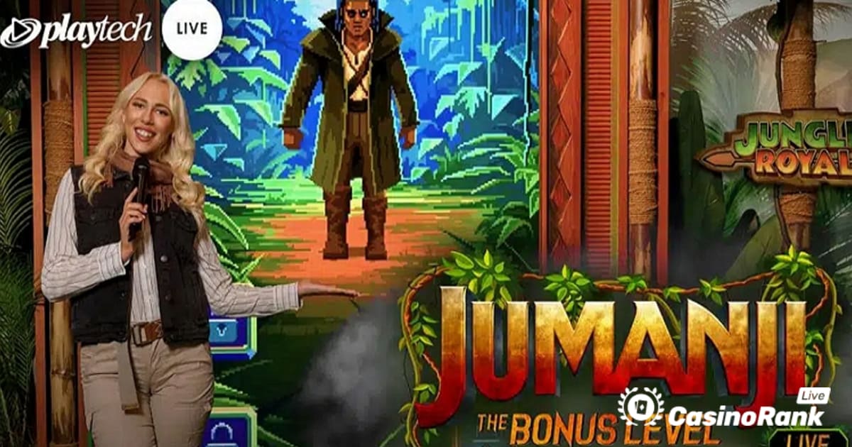 Playtech představuje novou živou kasino hru Jumanji The Bonus Level
