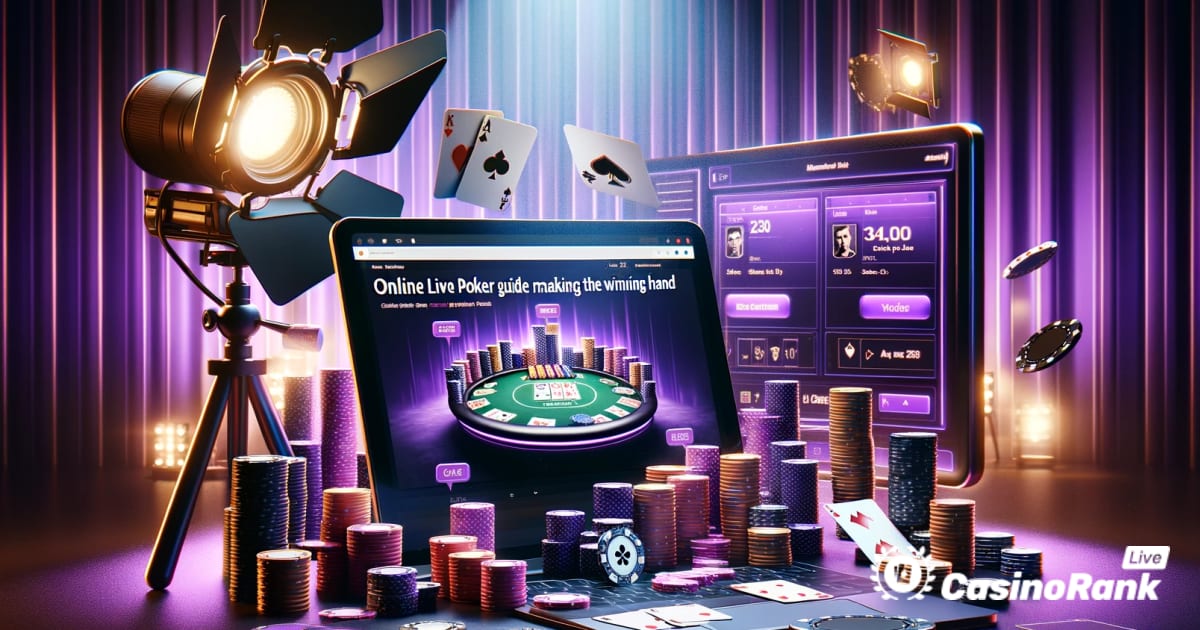 Online Live Poker Guide pro vytvoření vítězné kombinace